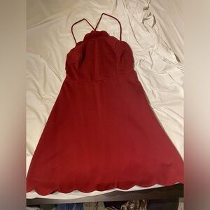 Lush halter dress size large preowned